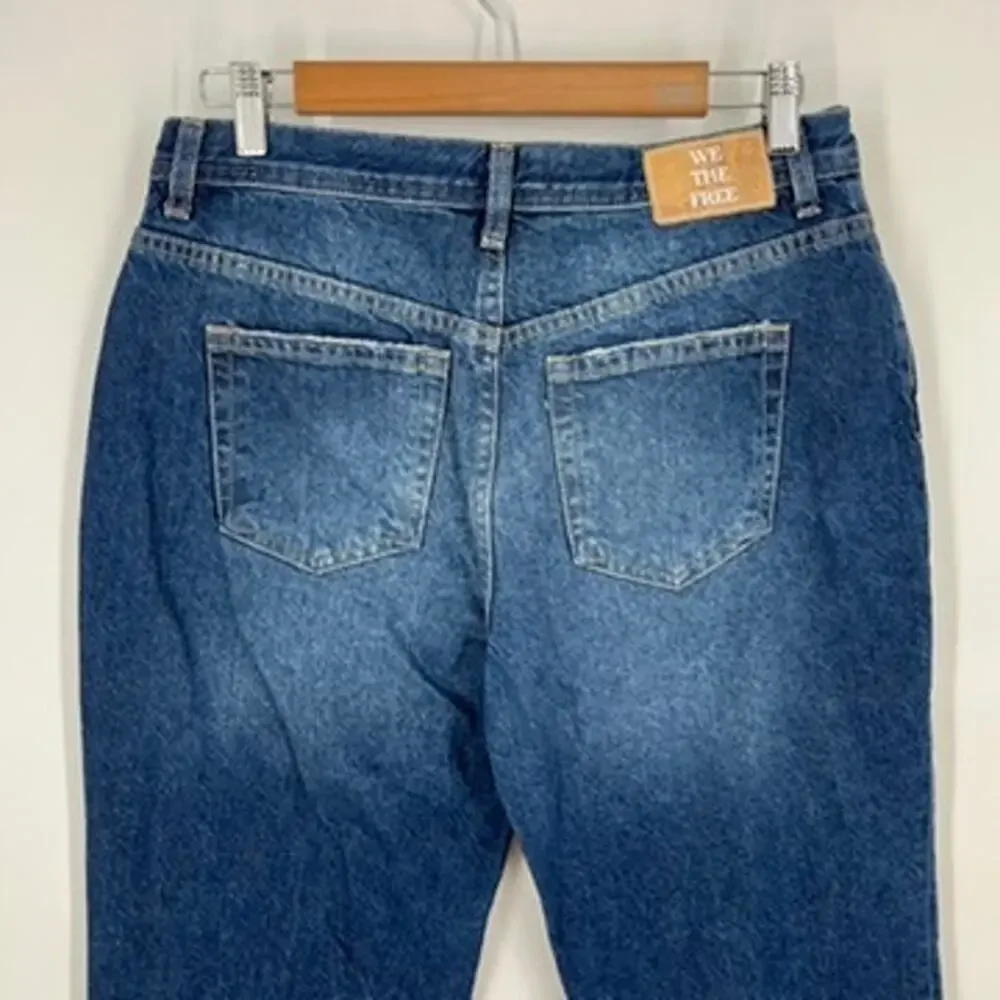 Free People We The Free Jeans Maggie Mid Rise Straight Leg 29